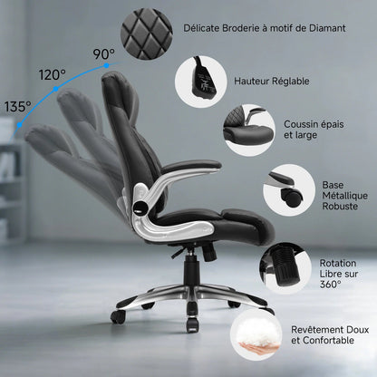 Chaise de bureau confort solide et luxueux - vente privée 14:29Beige;200007763:201336101