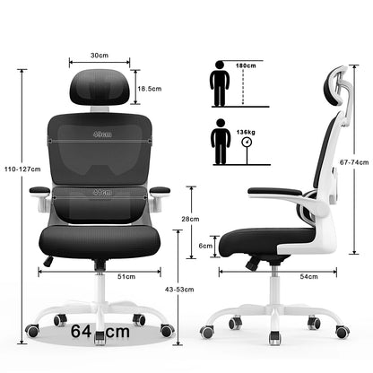 Chaise de bureau de qualité moderne - vente privée 14:193Black-White;200007763:201336101
