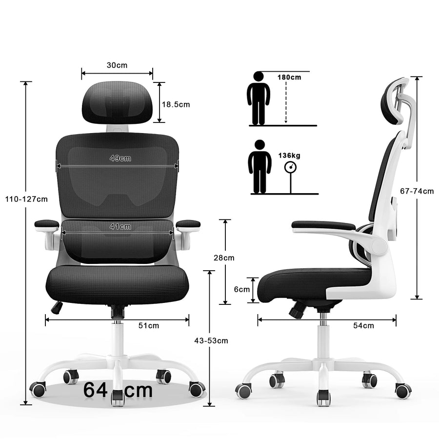 Chaise de bureau de qualité moderne