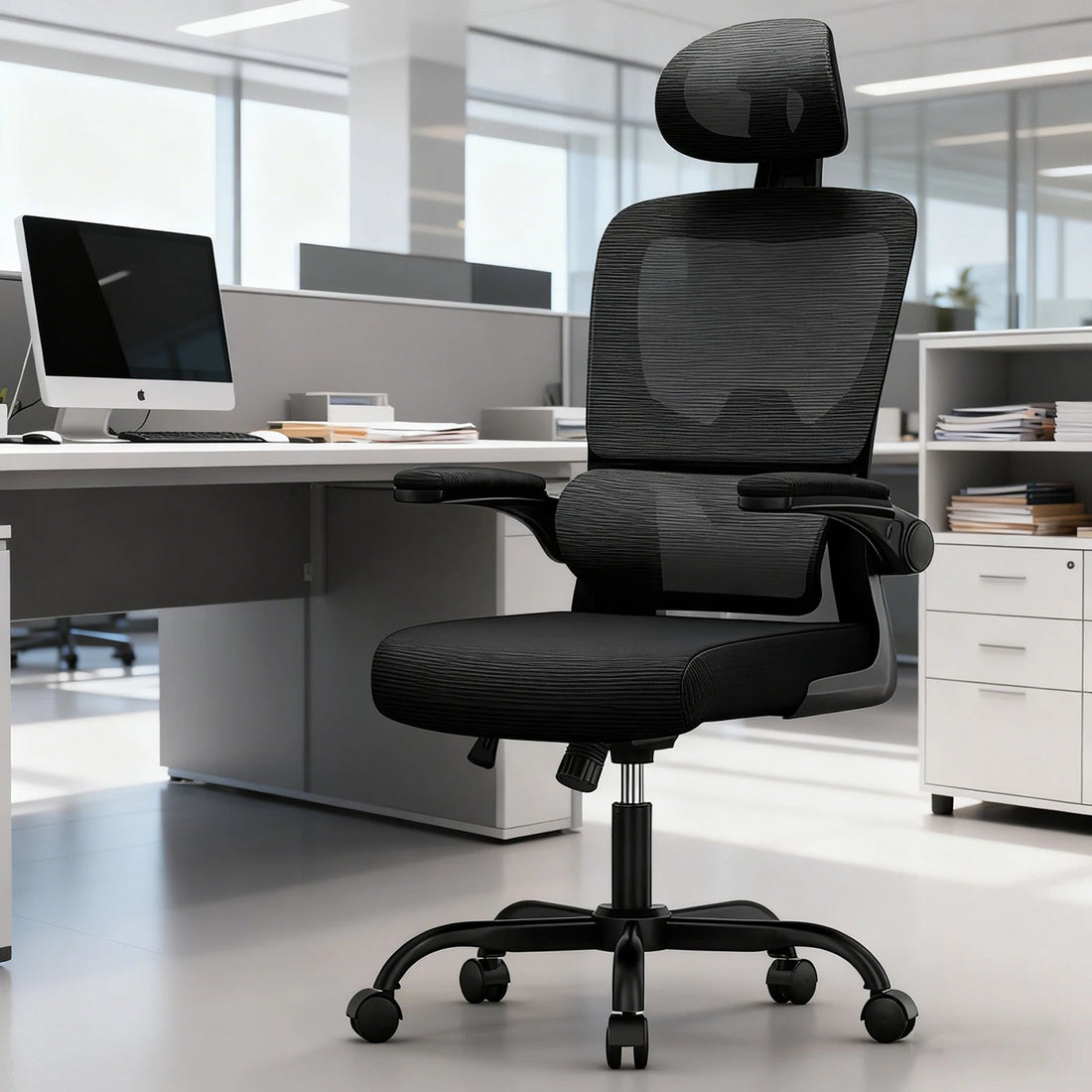 Chaise de bureau de qualité moderne - vente privée 14:193Black-White;200007763:201336101