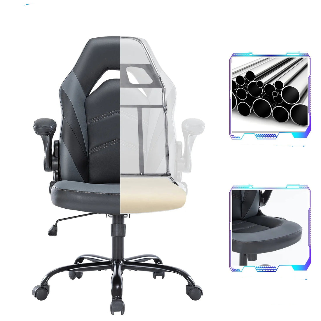 Chaise de bureau de réunion - vente privée 14:365458Blue;200007763:201336101