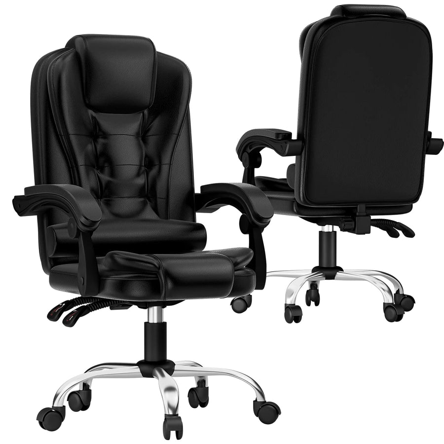 Chaise de bureau design moderne en cuir de luxe