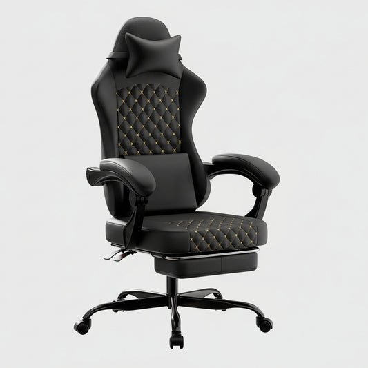 Chaise de bureau en cuir idéal pour gamer