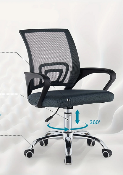 Chaise de bureau ergonomique à dossier mi - haut - vente privée 14:193