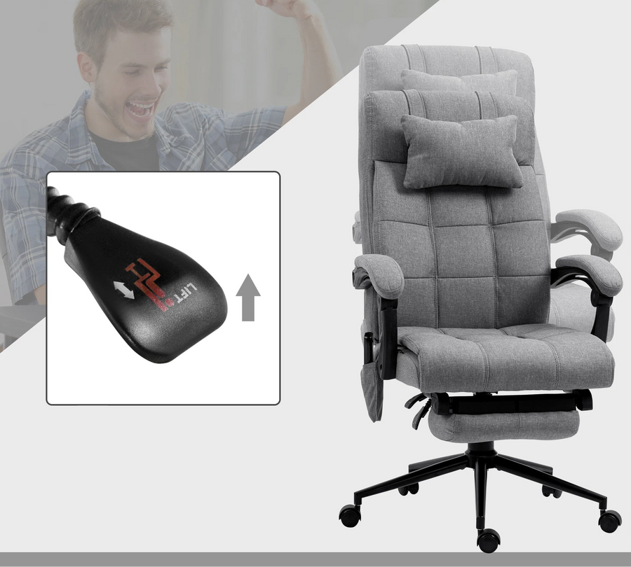 Chaise de bureau ergonomique design de luxe