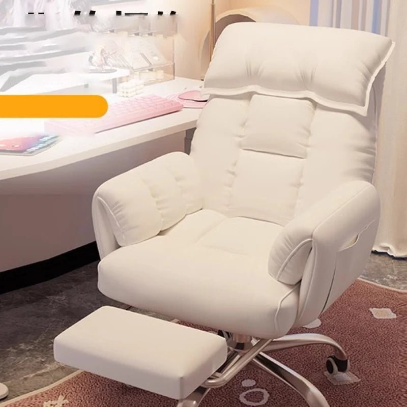Chaise de bureau ergonomique pour eSport - vente privée 14:1254footrest-Orange