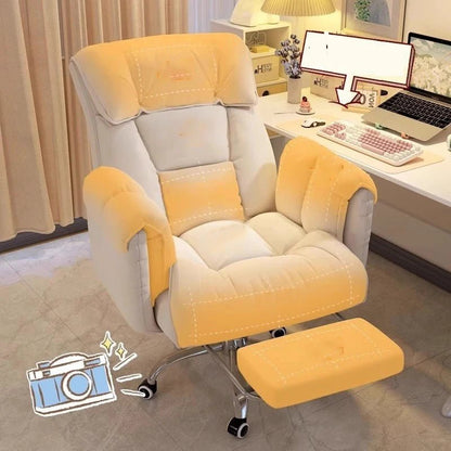 Chaise de bureau ergonomique pour eSport - vente privée 14:1254footrest-Orange