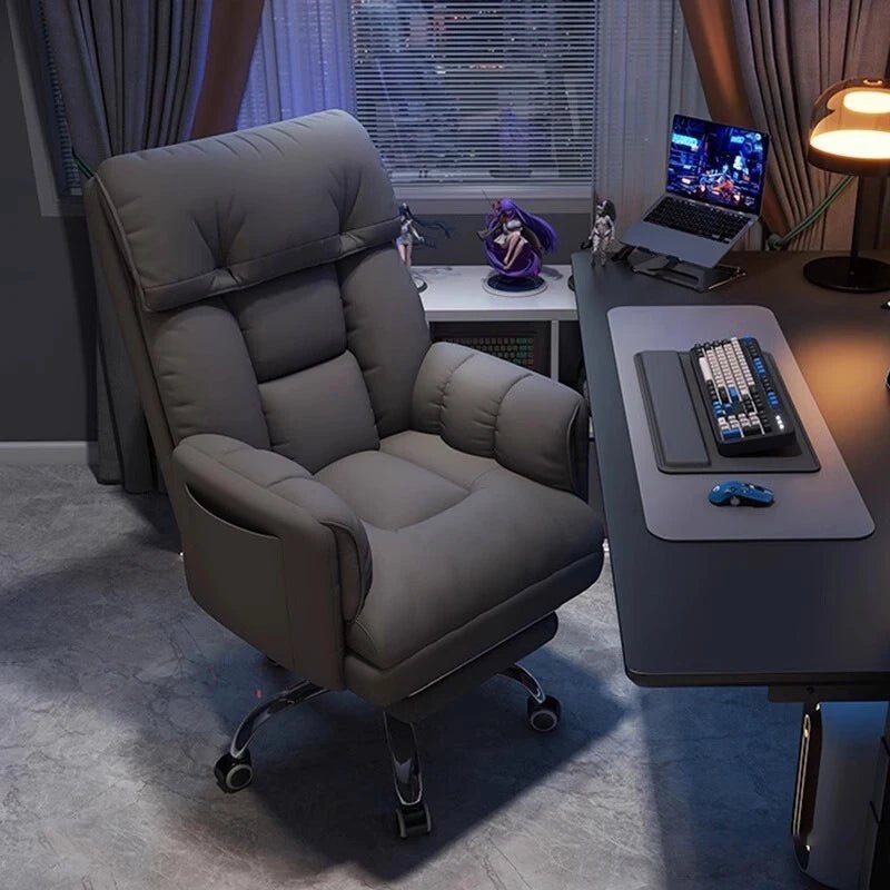 Chaise de bureau ergonomique pour eSport - vente privée 14:1254footrest-Orange