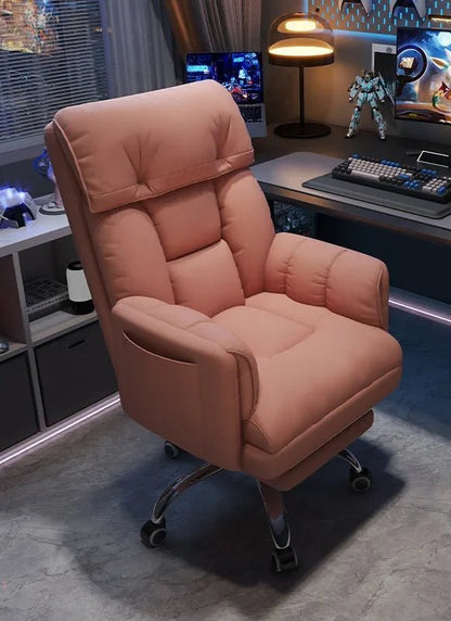 Chaise de bureau ergonomique pour eSport - vente privée 14:496footrest-Pink