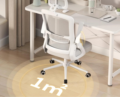 Chaise de bureau ergonomique réglable à roulette - vente privée 14:200004889Black;200007763:201336101