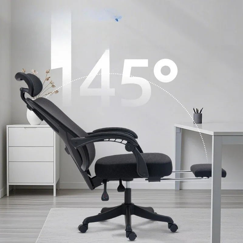 Chaise de bureau ergonomique réglable en maille - vente privée 14:193style 2