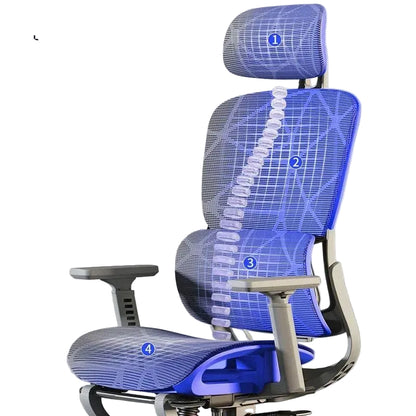 Chaise de bureau haute réglable - vente privée 14:350850style2 black