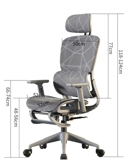 Chaise de bureau haute réglable - vente privée 14:350850style2 black