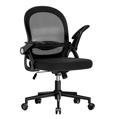 Chaise de bureau industriel ergonomique à taille moyenne - vente privée 14:1063Black;200007763:201336101