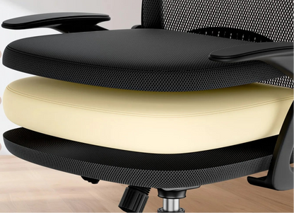 Chaise de bureau industriel ergonomique à taille moyenne - vente privée 14:1063Black;200007763:201336101