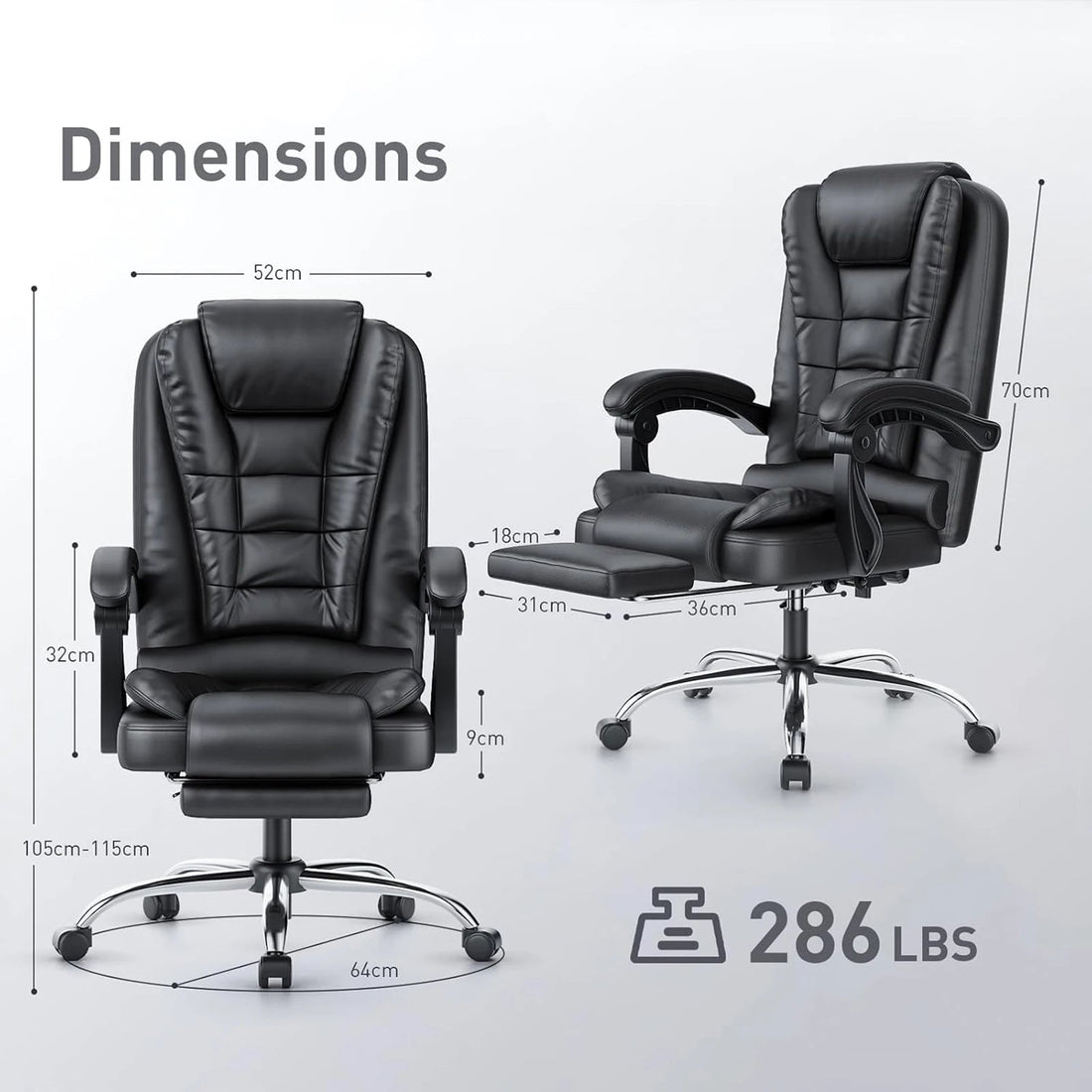 Chaise de bureau matériaux robustes - vente privée 14:200004889Black;200007763:201336101