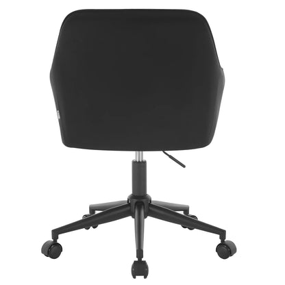 Chaise de bureau pivotante en velours - vente privée 14:175;200007763:201336101