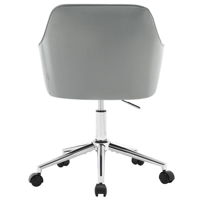 Chaise de bureau pivotante en velours - vente privée 14:175;200007763:201336101