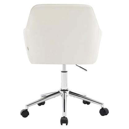 Chaise de bureau pivotante en velours - vente privée 14:175;200007763:201336101