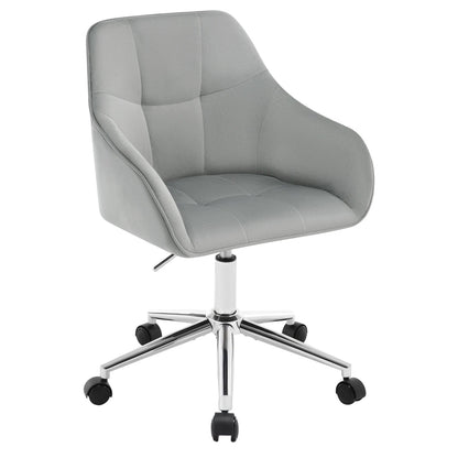 Chaise de bureau pivotante en velours - vente privée 14:200844061;200007763:201336101