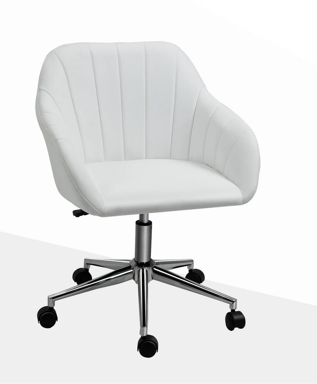 Chaise de bureau plastique mousseux - vente privée 14:29White;200007763:201336104