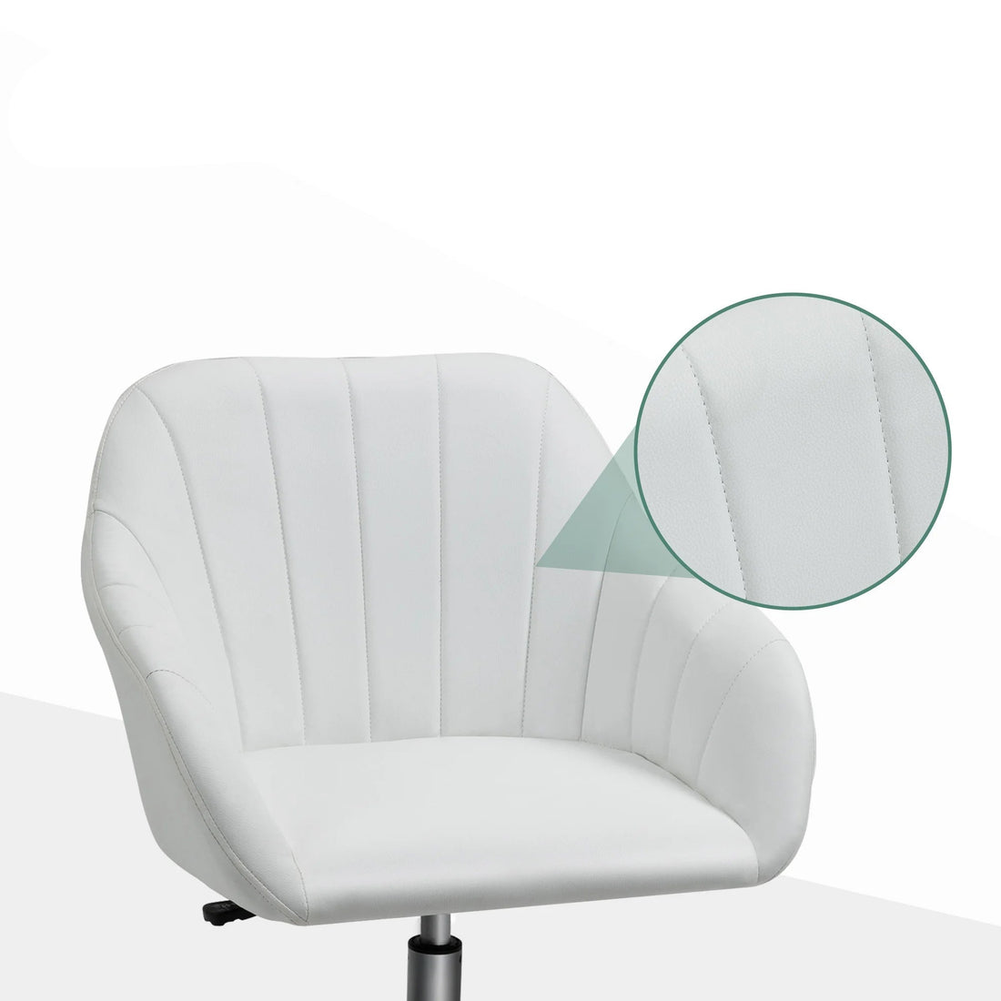 Chaise de bureau plastique mousseux - vente privée 14:29White;200007763:201336104