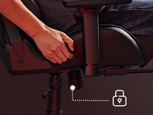 Chaise de bureau pliable avec repose pieds et accoudoirs 3D - 14:200004890Noir;200007763:201336342