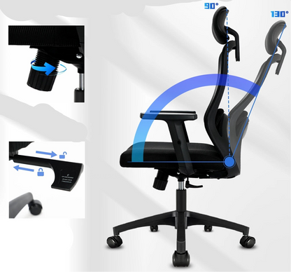 Chaise de bureau pour mal de dos ergonomique - vente privée 14:193;200007763:201336101