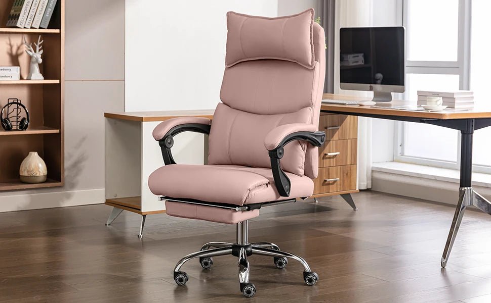 Chaise de bureau pour studio - vente privée 14:193Pink - PU Leather;200007763:201336342