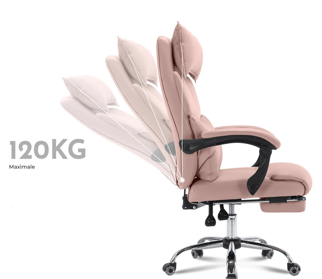 Chaise de bureau pour studio - vente privée 14:193Pink - PU Leather;200007763:201336342