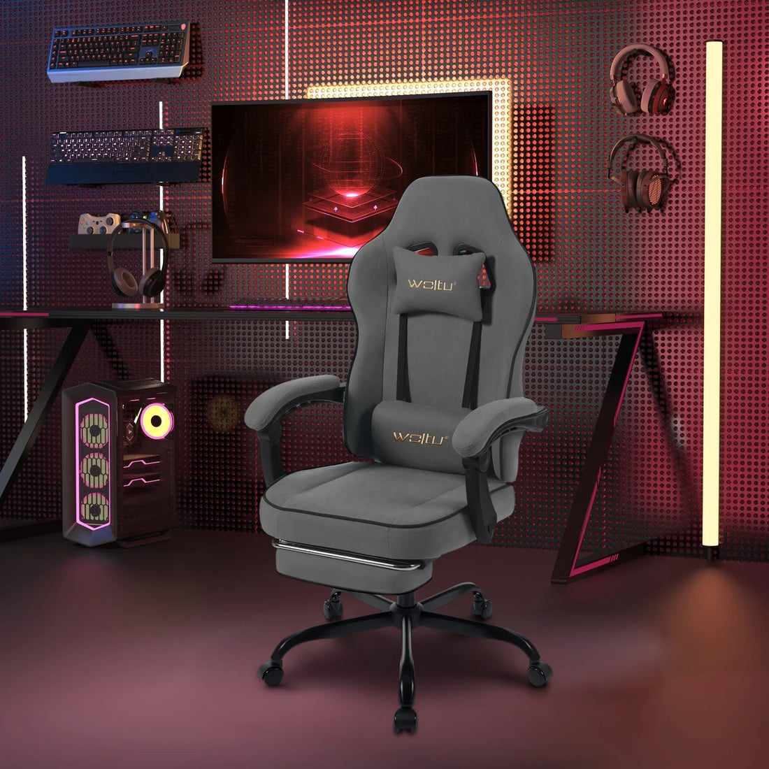 Chaise de bureau professionnelle luxe - vente privée 14:200005536grey mesh fabric;200007763:201336101
