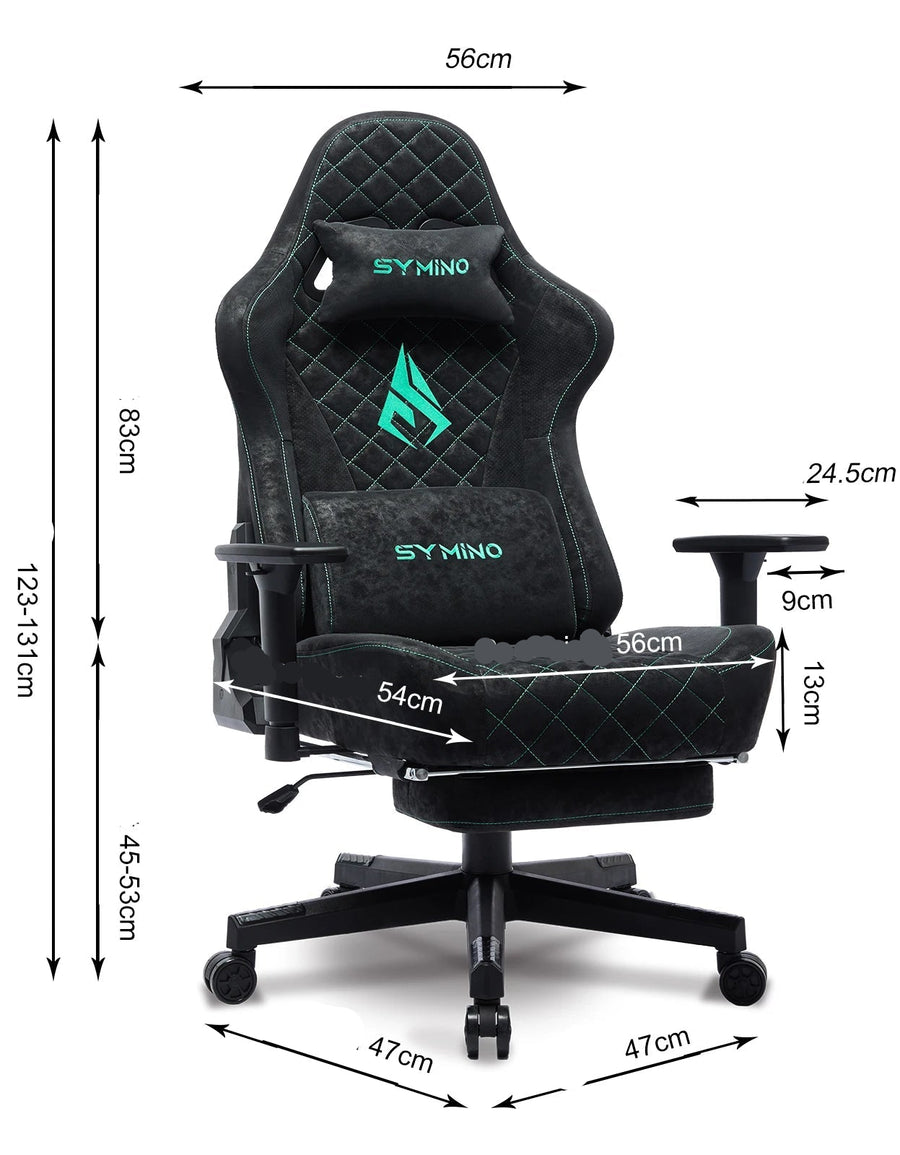 Chaise de bureau  revêtement en cuir