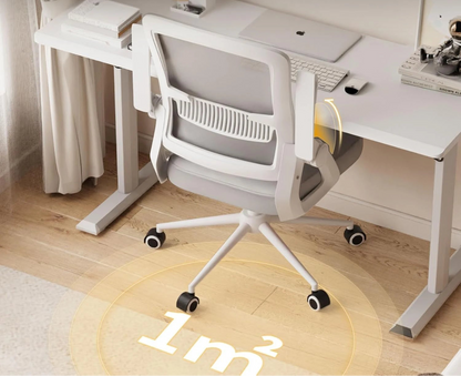 Chaise de bureau rose ergonomique avec accoudoirs relevables - vente privée 14:365458Pink;200007763:201336101