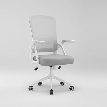Chaise de bureau rose ergonomique avec accoudoirs relevables - vente privée 14:365458Pink;200007763:201336101