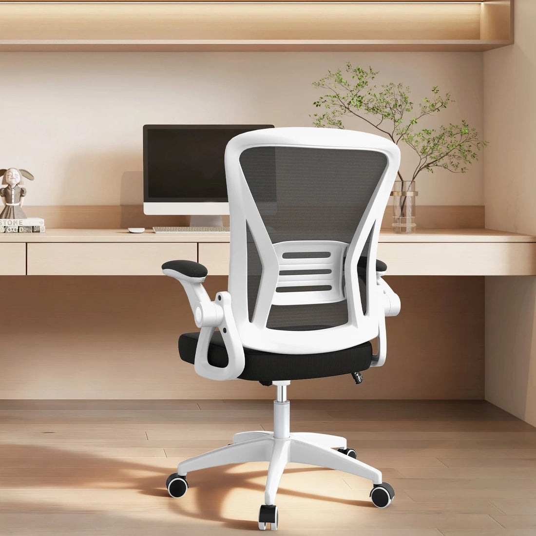 Chaise de bureau roulante avec accoudoirs - vente privée 14:100013777Purple;200007763:201336101