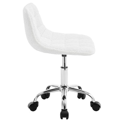 Chaise de bureau sans accoudoirs avec roulette - 14:771cream;200007763:201336101