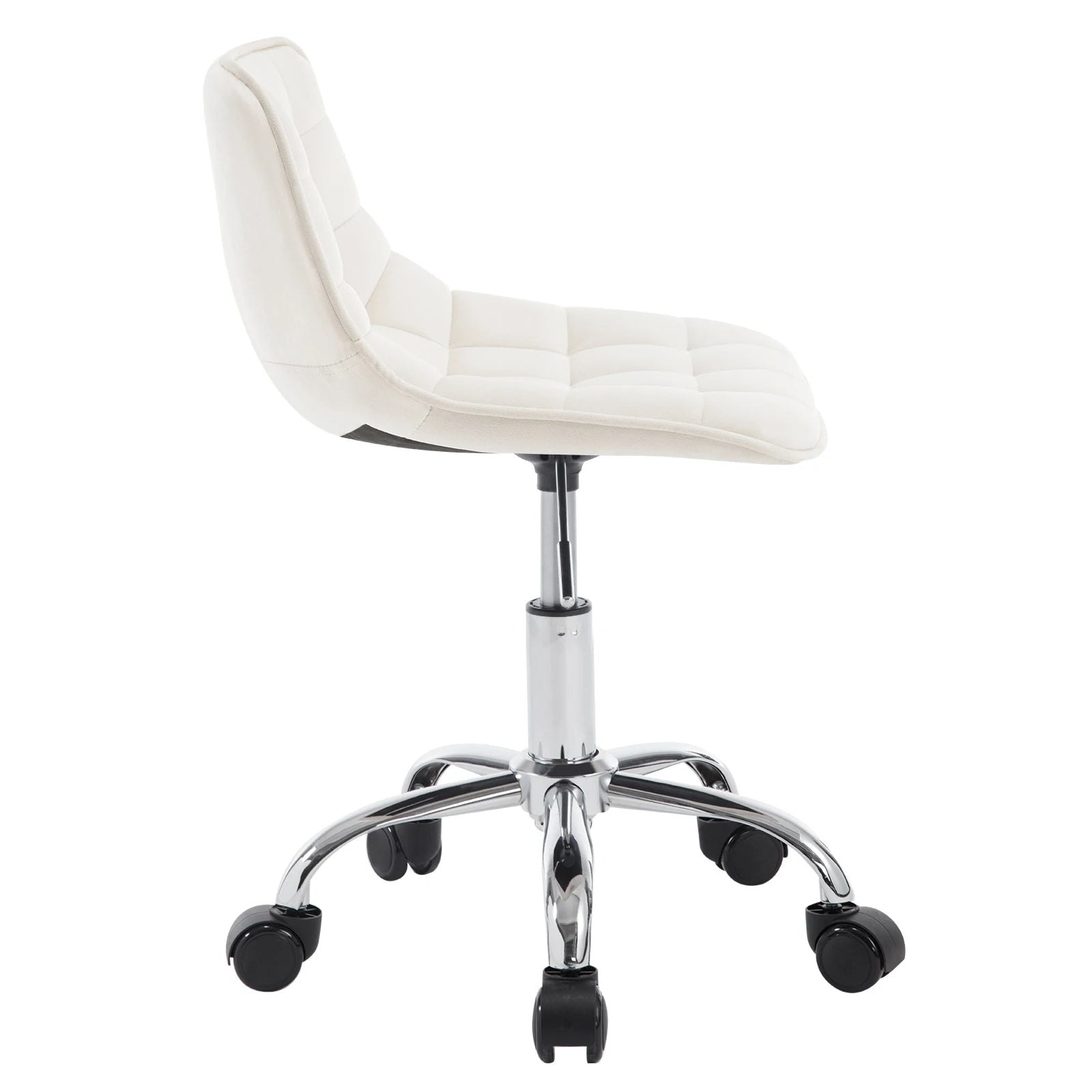 Chaise de bureau sans accoudoirs avec roulette - 14:771cream;200007763:201336101