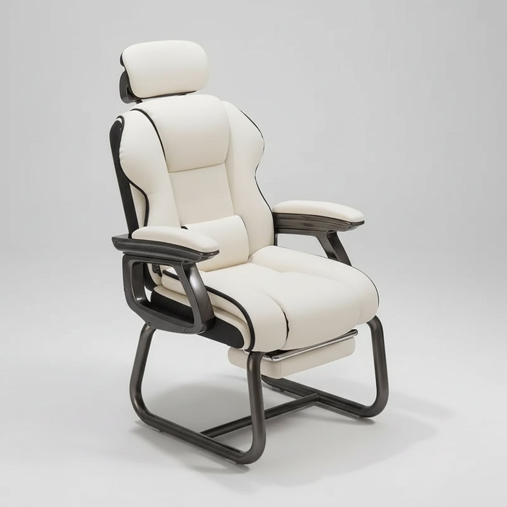 Chaise de bureau sans roues avec fonction inclinable - vente privée 14:771Gray