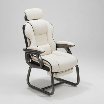 Chaise de bureau sans roues avec fonction inclinable - vente privée 14:771Gray