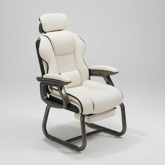 Chaise de bureau sans roues avec fonction inclinable - vente privée 14:771Gray