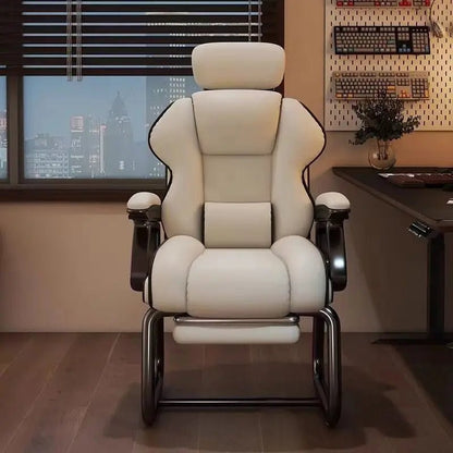 Chaise de bureau sans roues avec fonction inclinable - vente privée 14:771Gray
