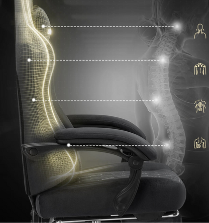 Chaise de bureau style gaming solide - vente privée 14:175;200007763:201336101