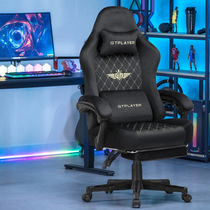 Chaise de bureau style gaming solide - vente privée 14:193;200007763:201336101