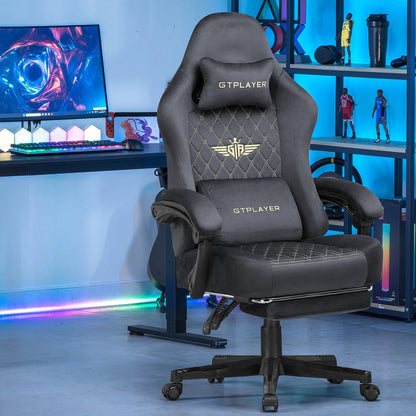 Chaise de bureau style gaming solide - vente privée 14:691;200007763:201336101