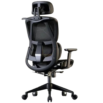 Chaise de bureau sur roues à dossier réglable - vente privée 14:100013777White 2D armrest