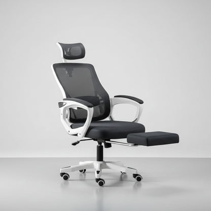 Chaise de bureau sur roues à dossier réglable - vente privée 14:1063Black 2D armrest
