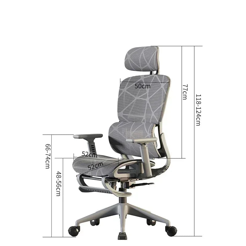 Chaise de bureau sur roues à dossier réglable - vente privée 14:1063Black 2D armrest