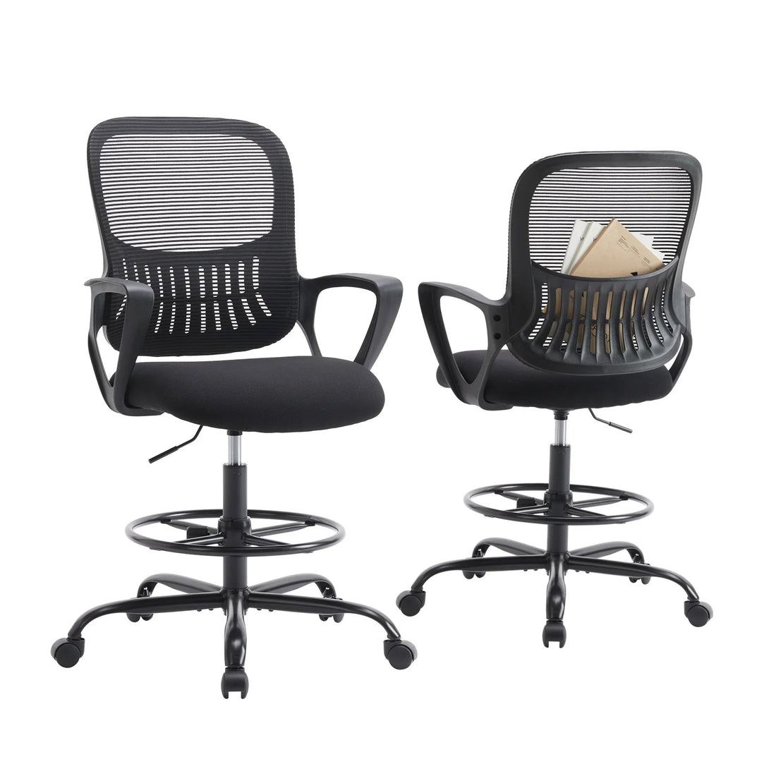 Chaise de bureau télétravail simple et confortable - vente privée 14:200005536Short  fixed armrest;200007763:201336101