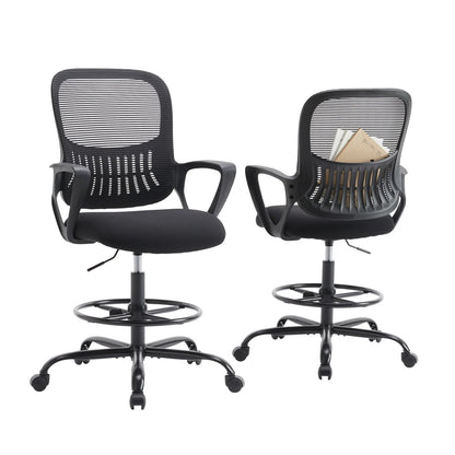 Chaise de bureau télétravail simple et confortable - vente privée 14:200005536Short  fixed armrest;200007763:201336101