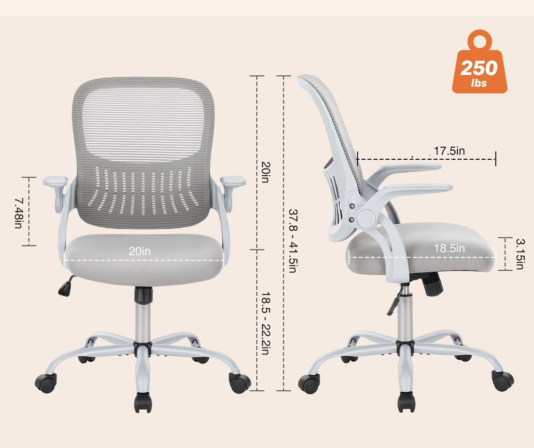 Chaise de bureau télétravail simple et confortable - vente privée 14:200005536Short  fixed armrest;200007763:201336101
